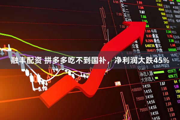 融丰配资 拼多多吃不到国补，净利润大跌45%
